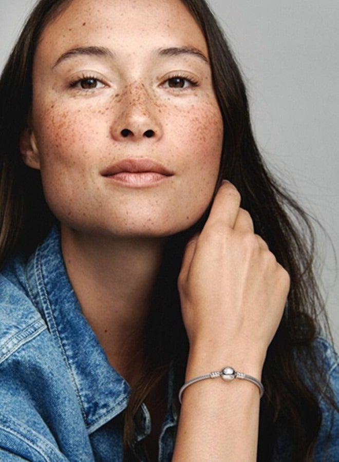 تشوميل إمرأة كلاسيكيّ 925 فضة سوار ثعبان عظم سلسلة - Image 4