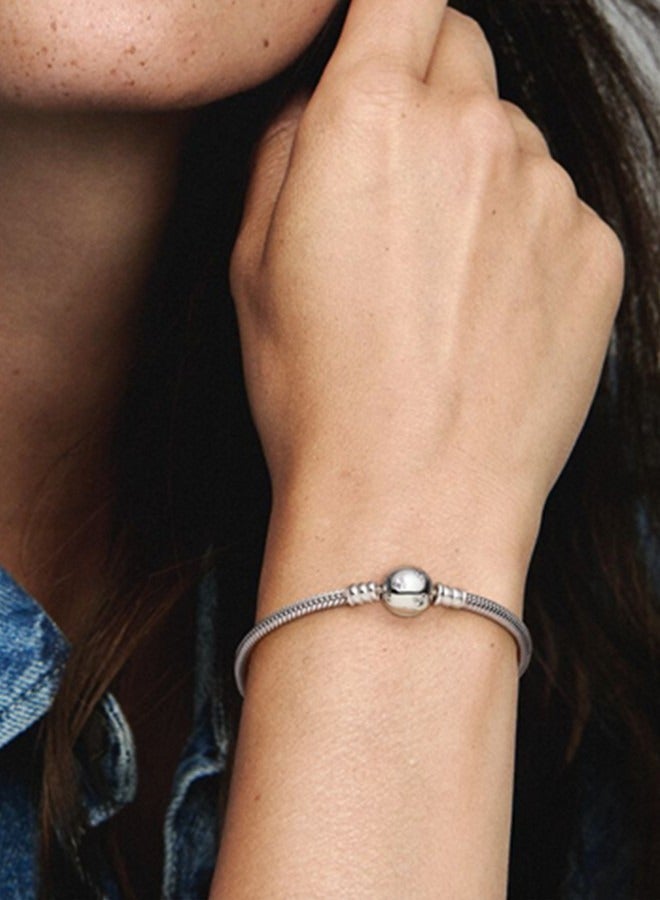 تشوميل إمرأة كلاسيكيّ 925 فضة سوار ثعبان عظم سلسلة - Image 2