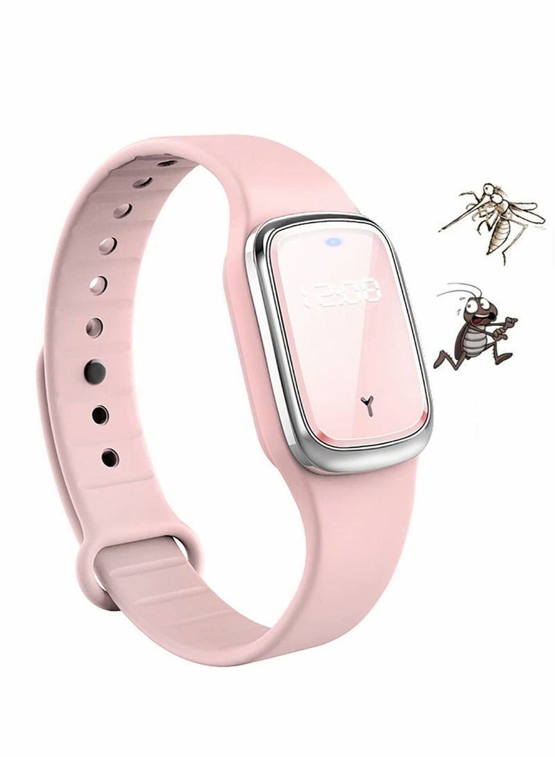 Ultrasonic Mosquito Repellent Watch, Electronic with USB Charging Waterproof Portable Smart Anti Mosquito Bracelet - Image 1