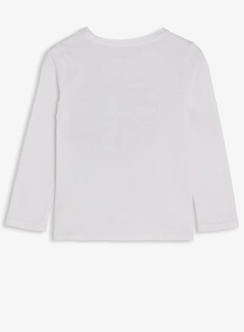 GUESS  Infant Crew Neck T-Shirt And Pants  Set for Women | Best Price UAE
