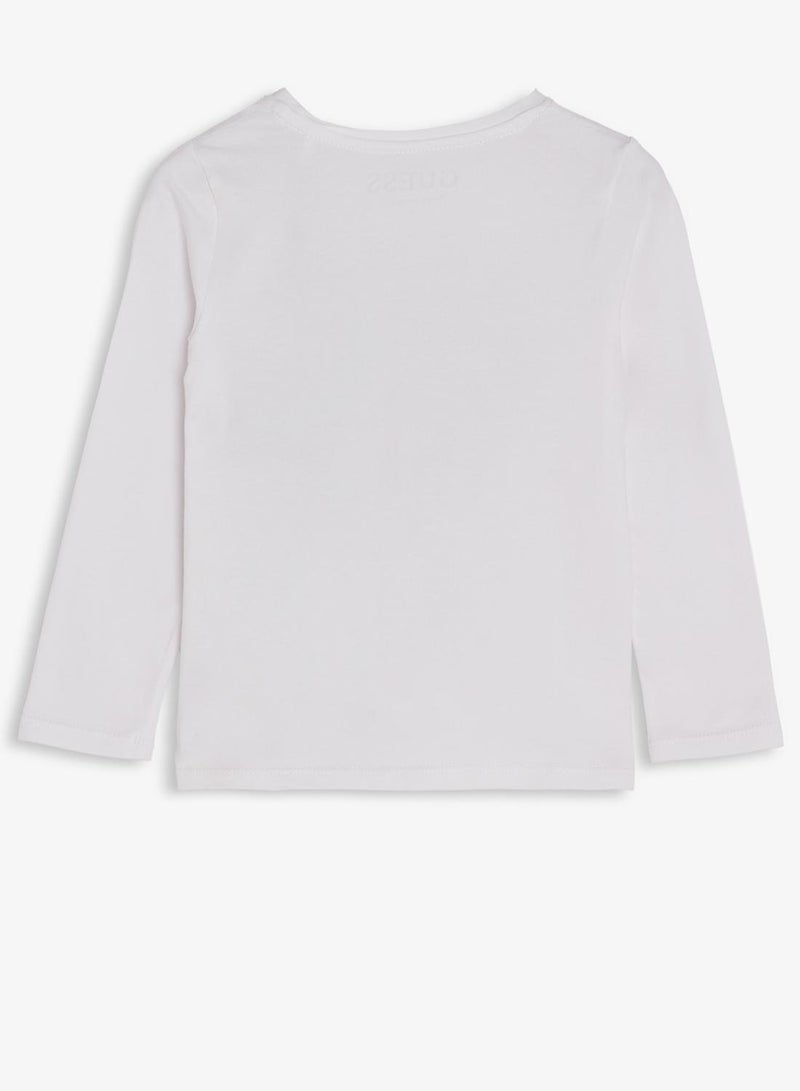 GUESS Infant Crew Neck T-Shirt And Pants  Set - Image 4