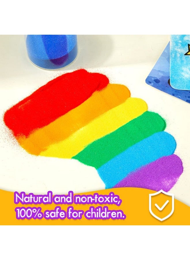 3 otters Colored Sand for Crafts, Art Sand Kit for Kid, Assorted Colors Sand for Sand Art, Supplementary Sand Art Painting, Vase Filler, Art Refill Kit (21 Bags, 4.63Lb Total) - Image 4