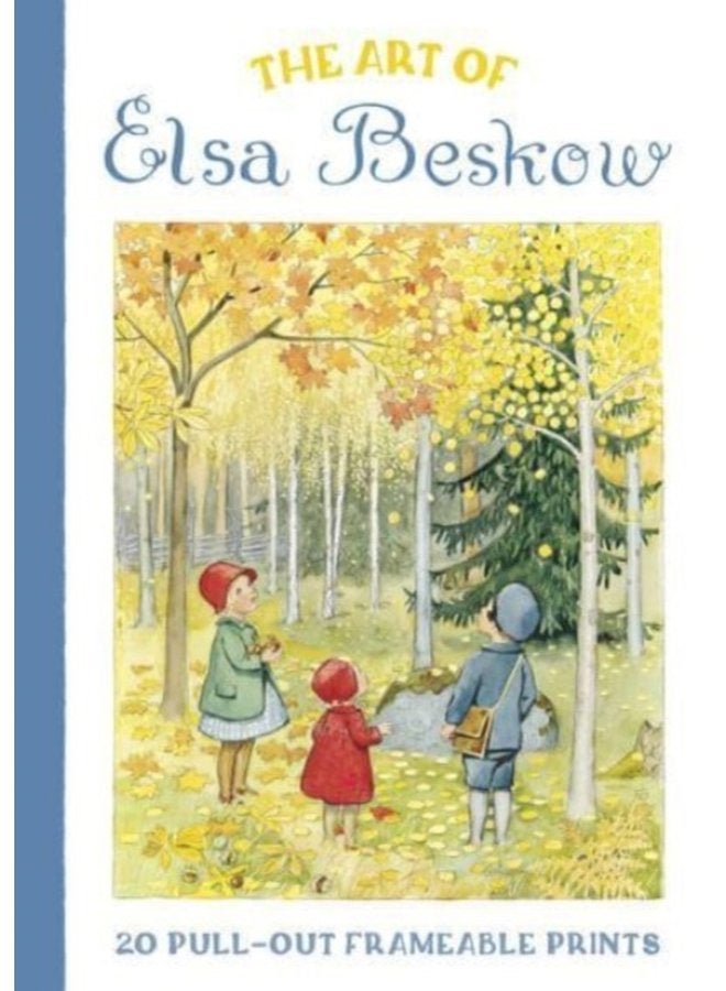 The Art of Elsa Beskow 20 Pull Out Frameable Prints Vintage Scandinavian Wall Prints - Hardback