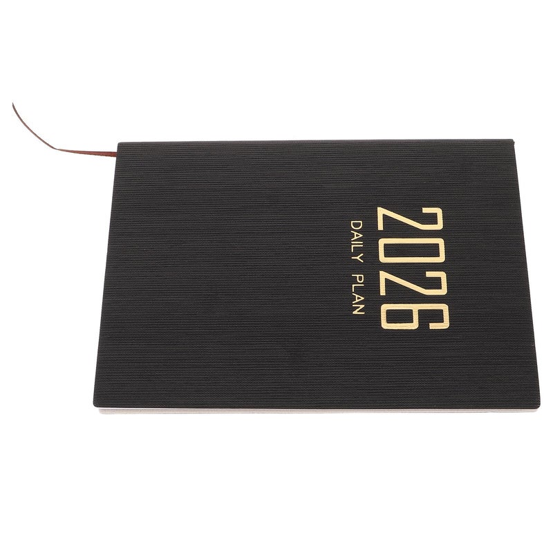 Weekly Daily Planner with PU Leather Cover for Office Organization and Long Term Project Planning - Image 2