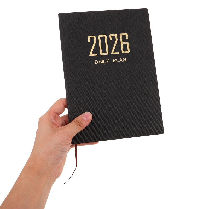 Weekly Daily Planner with PU Leather Cover for Office Organization and Long Term Project Planning - Image 5