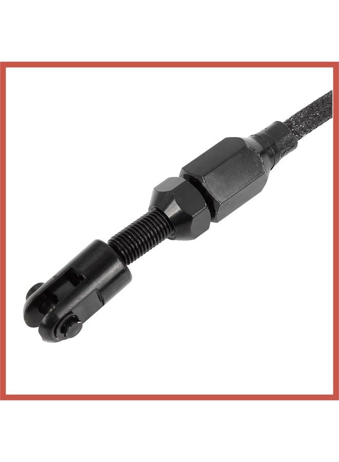 ACROPIX 36" Car Universal Braided Throttle Cable Kit Swap Fuel Line Kit Stainless Steel Gas Cable Black 36 Inch Car Parts - Image 4