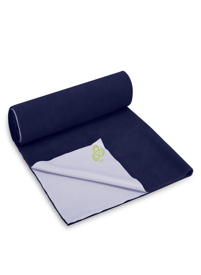 AVI FastDry Cotton Extra Absorbent Waterproof and Reusable Bed Protector/Dry Sheet for Baby- Large 100x140 cm -Dark Blue - Image 1