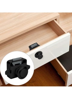 CMGTYYD 2PCS Push Button Latch Catch Drawer Replacement Keyless Door Lock Cupboard Door Motorhome Caravan Cabinet Knob Zinc Alloy Pop Up for 15-18mm Thickness Cabinet Boat Horsebox Camper Van RV  - Image 5