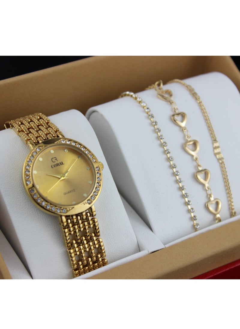 Reclaim with Argireline Women's evening watch set 