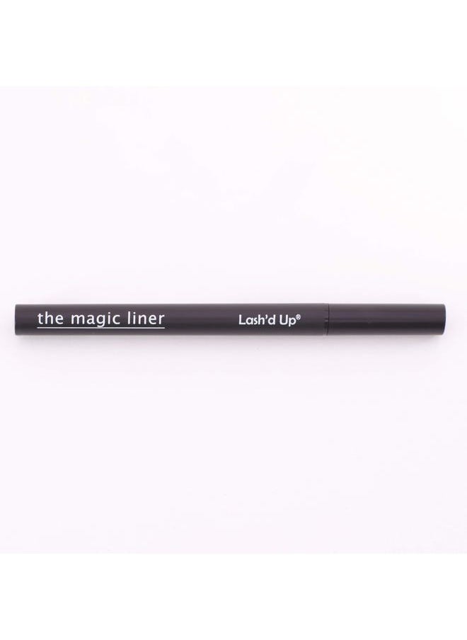 Lash'd Up - Lash Glue & Eyeliner Hybrid (Extra-Strength, Clear & Black 2PCS) Glue Liner Pen Waterproof for False Lashes, Strong Hold 0.06 Oz. (2 PCS) - Image 1