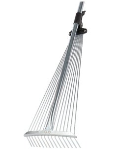 Epsilon Extendable Rake- EPSGT1403 for Quick Clean Up of Lawn and Yard, Garden, Leaf, Debris Less Bending, and Bigger Efficient Head, Ideal for Gardening and other Outdoor Uses Silver  - Image 4