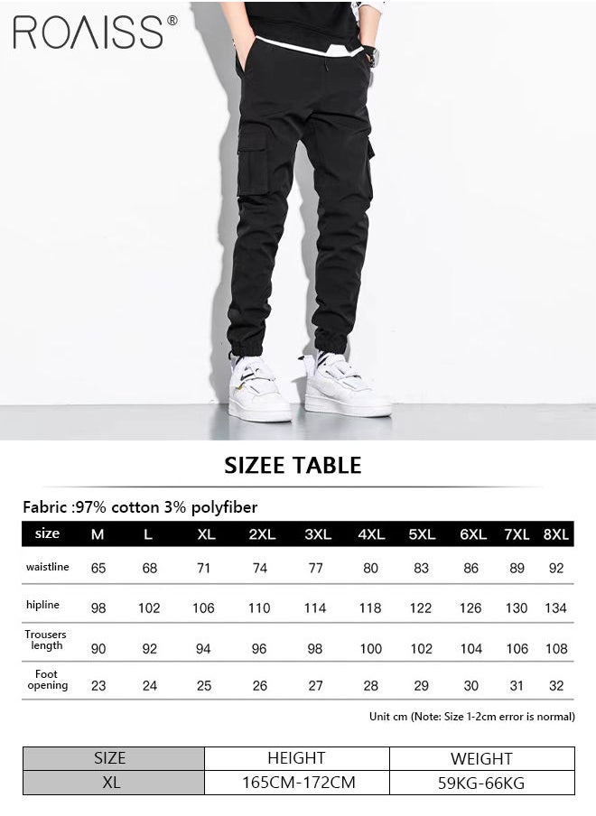 Men's Cargo Pants Casual Pants with Elastic Drawstring Suitable for Various Body Types Simple and Trendy - pzsku/ZE040FD5DE62A1951F7E8Z/45/_/1680773372/bb9dde6b-2e9c-476b-a3bd-70a25224e760