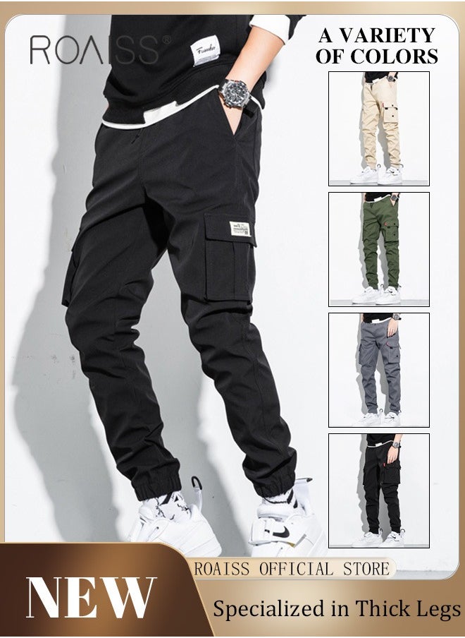 Men's Cargo Pants Casual Pants with Elastic Drawstring Suitable for Various Body Types Simple and Trendy - pzsku/ZE040FD5DE62A1951F7E8Z/45/_/1701850928/714cb2ef-1d83-41f5-a74d-d2f2508483f4