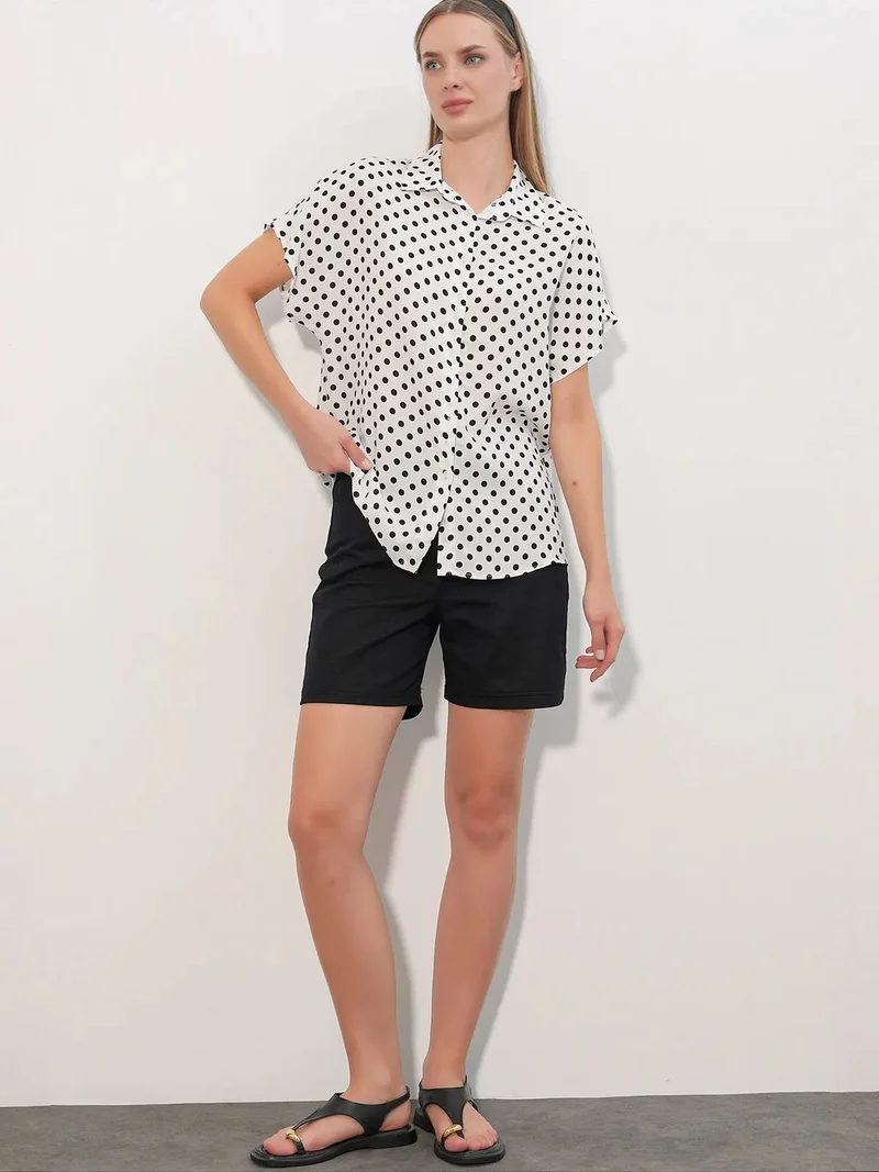 بيغ دارت BDART Printed Crepe Button Shirt