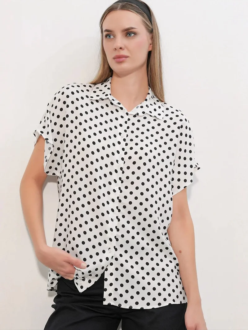بيغ دارت BDART Printed Crepe Button Shirt