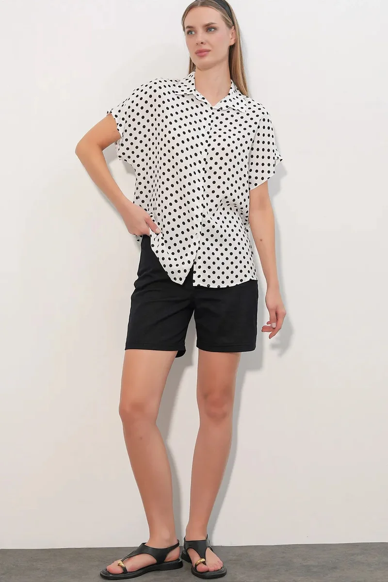 Big Dart BDART Printed Crepe Button Shirt