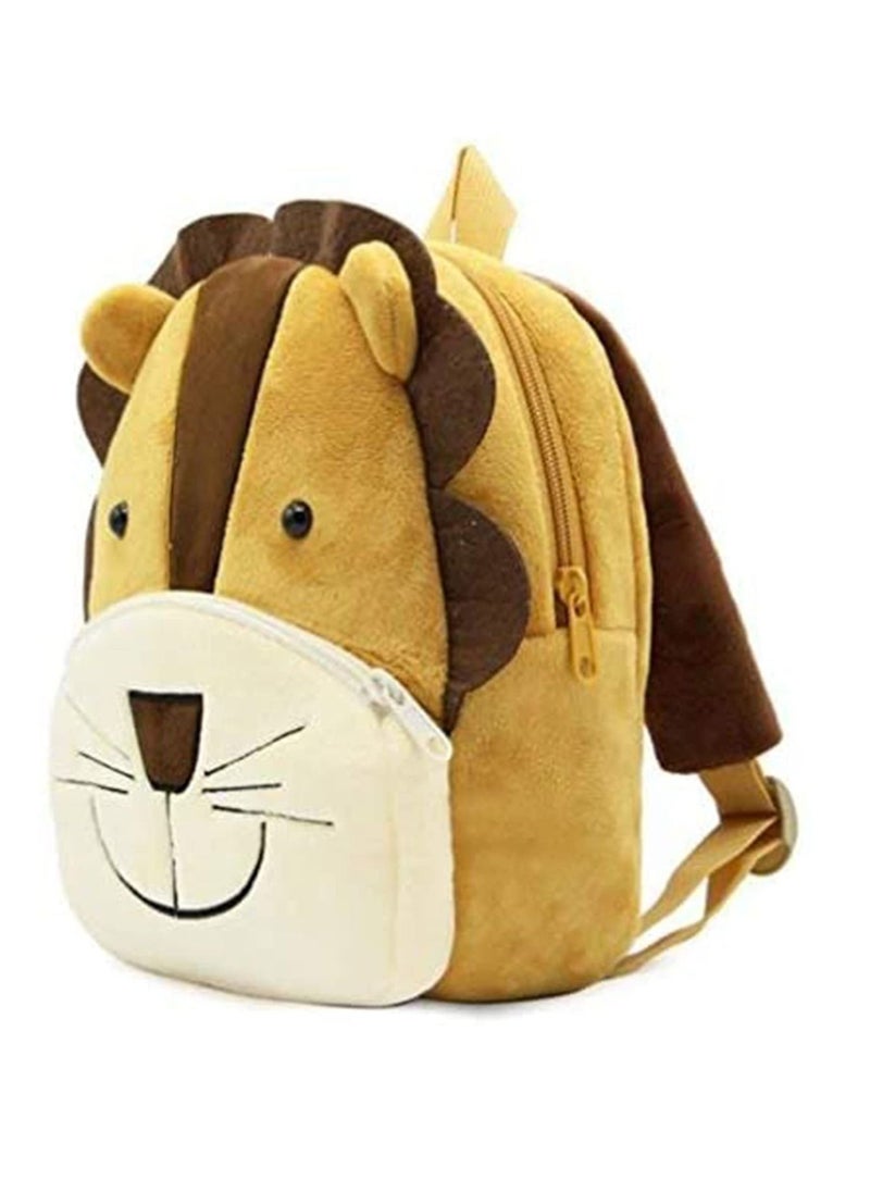 Kid Backpack, Toddler Backpack for Girls for Girls Boys, Cute Preschool Backpack, Cute Toddler Backpack Toddler Bag Plush Animal Cartoon Mini Travel Bag for Baby Girl Boy 2-6 Years(Lion) - Image 2