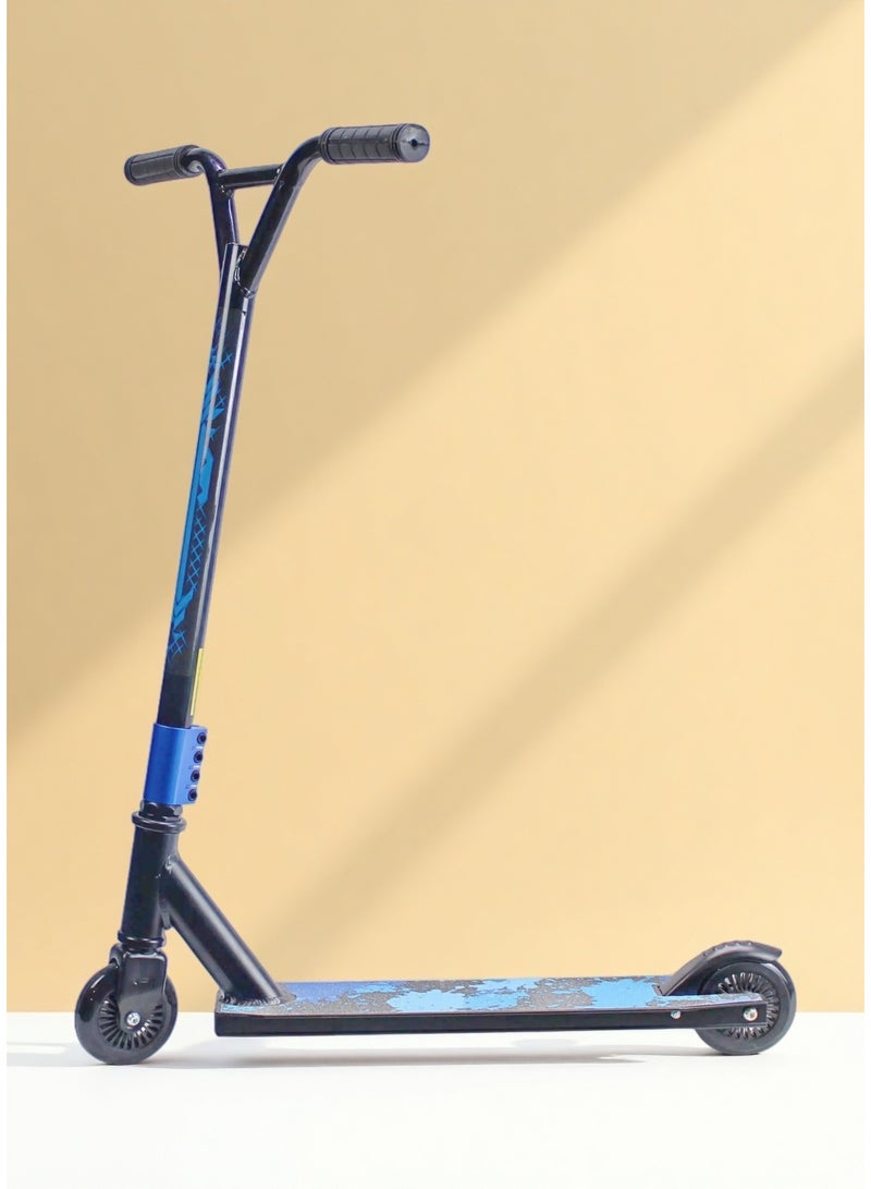 EASY FUTURE Lightweight Pro Stunt Scooter – 2 Wheels, 110 mm Aluminium Wheels, Grip Tape Deck, Wide T-Bar Handle, Steel Brake, 360° Tricks Scooter for Beginner & Intermediate Users - Image 2