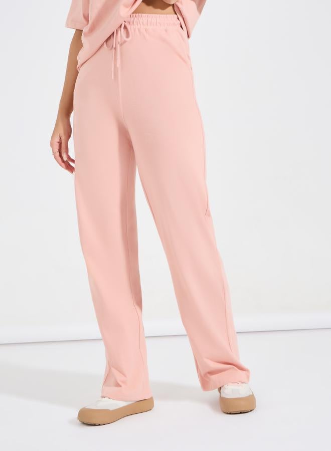Styli Letter Print Oversized T-Shirt & Joggers Co-Ords - Image 5