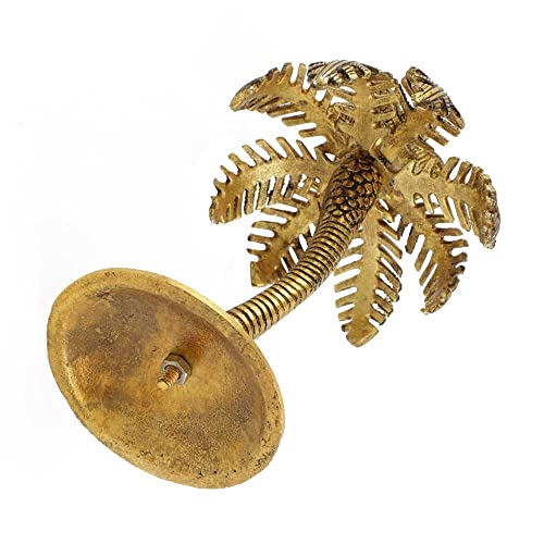 KridayKraft Metal Gold Plated (Palm) Khajur Candle Holder for Home Hotal Decor Candle Stand Tree Statue for Candle Light Dinner & Dining Table Decorative Showpiece for Decoration & Gift Purpose... - Image 5