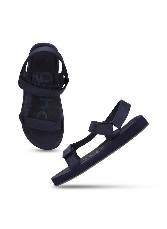 YOHO YOHO EVA Sandals for Men | EVA sole | Comfortable cushioned sole with TPR base | Lightweight | Soft skin friendly straps | Adjustable straps | Velcro closure | Vibrant colour options  - Image 1
