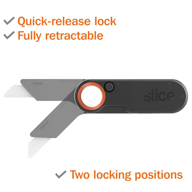Slice 10562 Utility Knife  Finger Friendly Cutter  Finger Loop Grip  1 Knife - Image 4