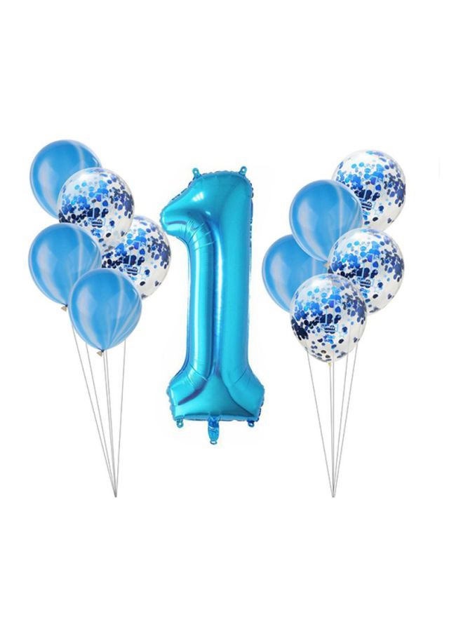 Sharpdo Decorative Numerical 1 And Latex Balloon Set