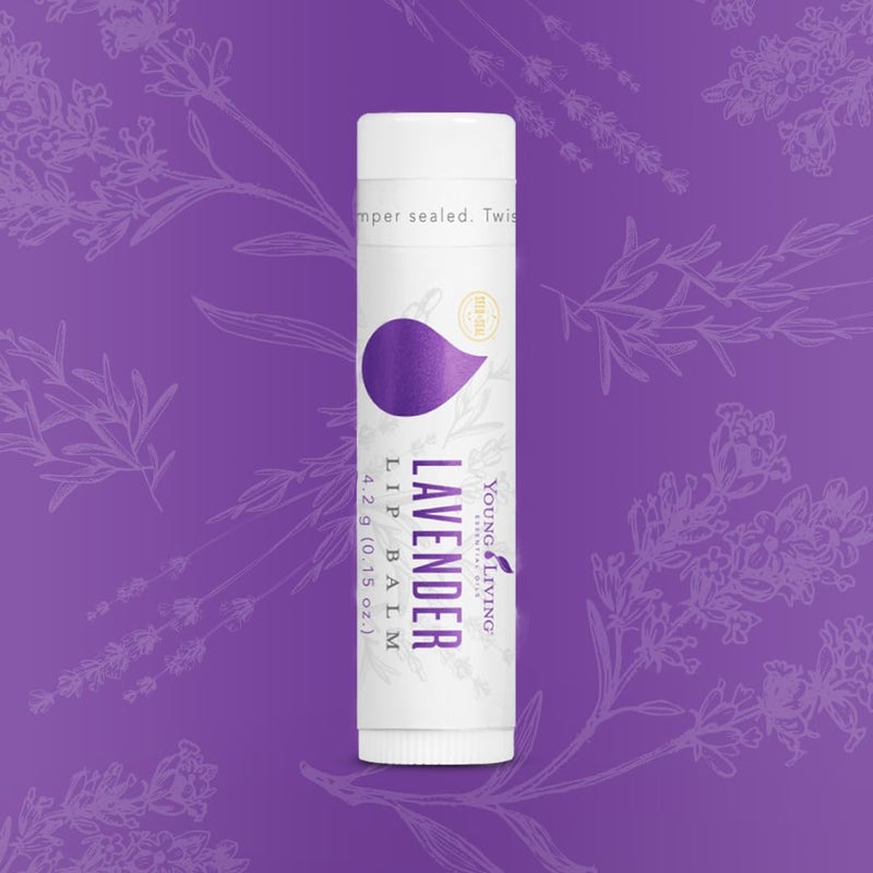 Young Living Lavender Lip Balm - 0.15 oz - Essential Oils, Soothes Dry Lips, Hydrates & Softens, Natural Lip Care Hydrating Lip Treatment, Moisturizing Lip Balm - Image 2