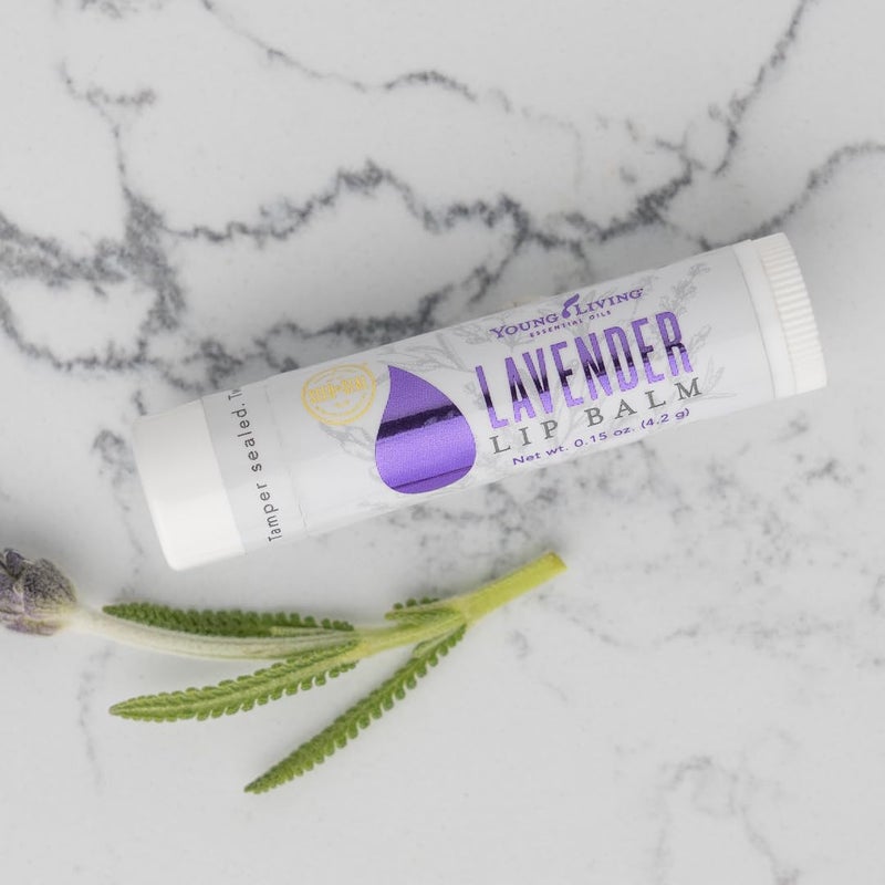 Young Living Lavender Lip Balm - 0.15 oz - Essential Oils, Soothes Dry Lips, Hydrates & Softens, Natural Lip Care Hydrating Lip Treatment, Moisturizing Lip Balm - Image 3