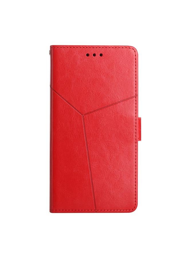 S-TOP Case For Samsung Galaxy A55 5G Y-shaped Pattern Flip Leather Phone Case - Image 2
