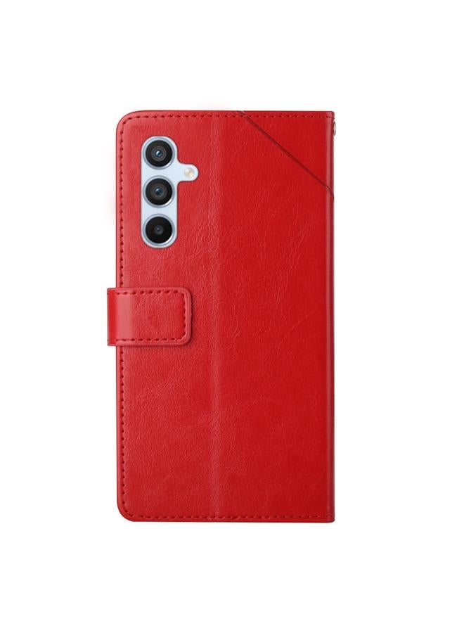 S-TOP Case For Samsung Galaxy A55 5G Y-shaped Pattern Flip Leather Phone Case - Image 3