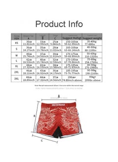 NIBEMINENT Muay Thai Fight Shorts,MMA Shorts Clothing Training Cage Fighting Grappling Martial Arts Kickboxing Shorts Clothing  - Image 3