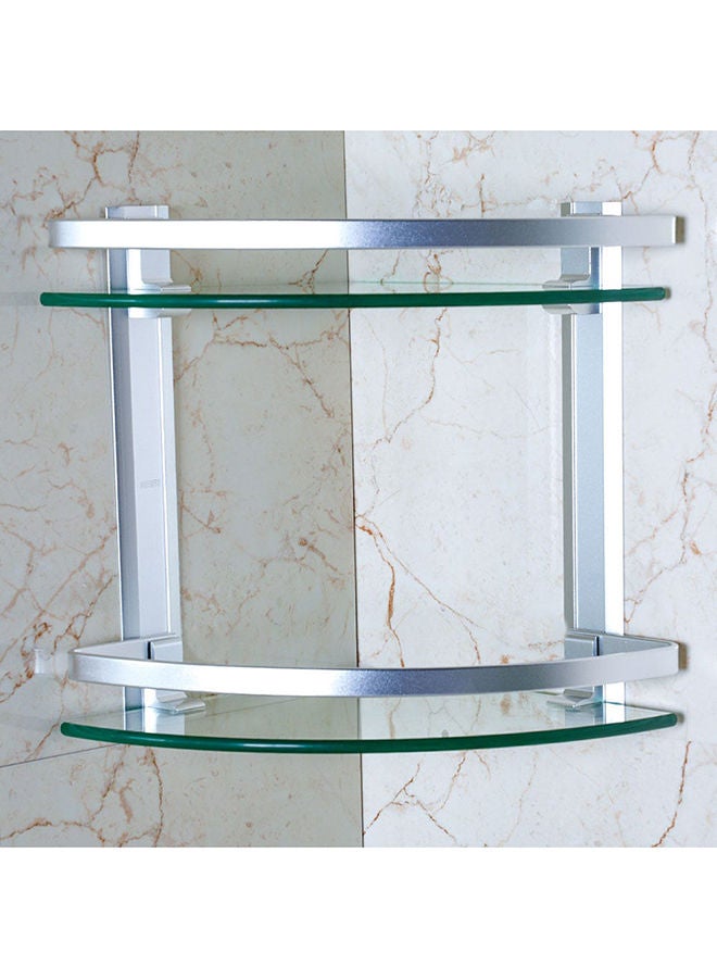 milano رف زاوية زجاجي ميلانو مكون من طبقتين - Image 4