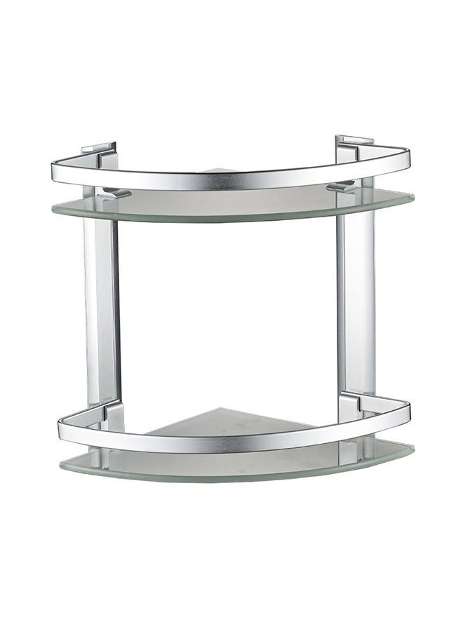 milano رف زاوية زجاجي ميلانو مكون من طبقتين - Image 2