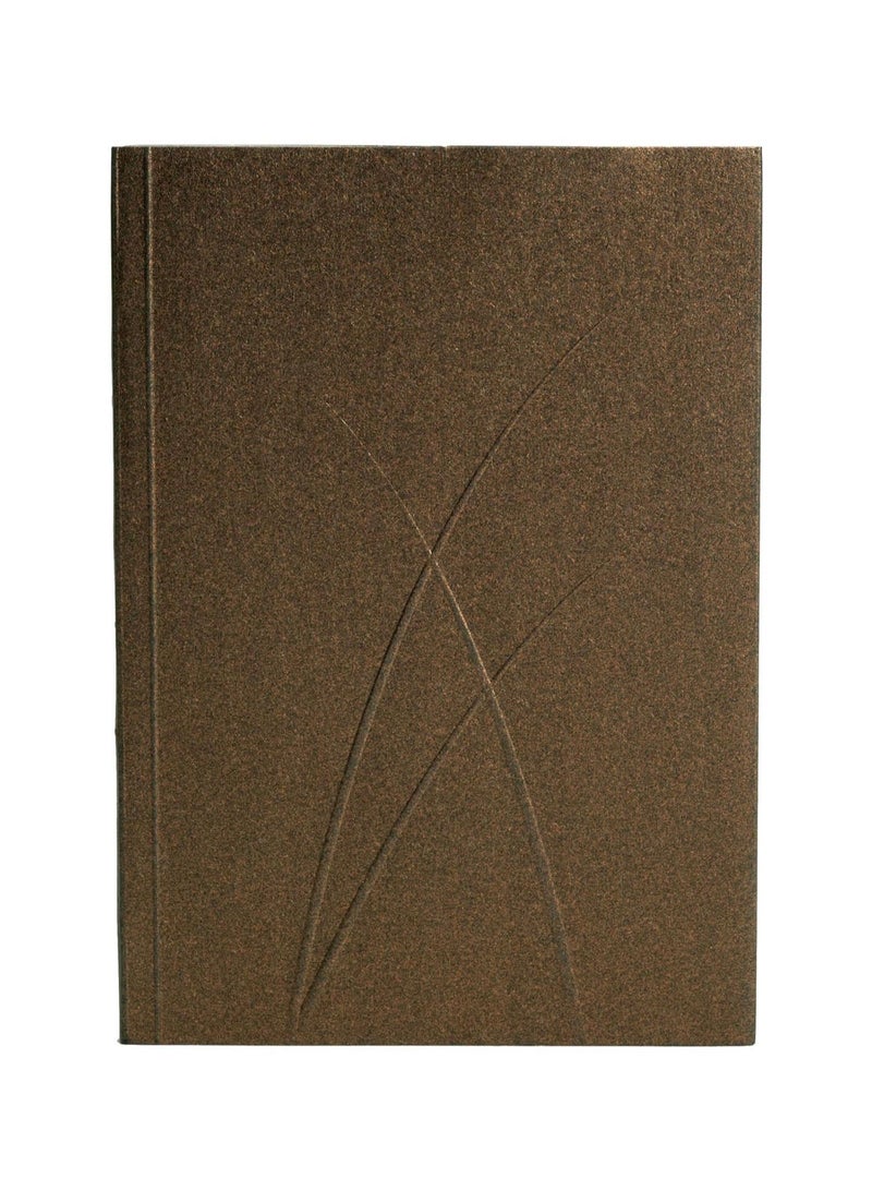 Paper-Oh Puro Bronze A6 Lined 128 Pages 100gsm Notebook - Image 1