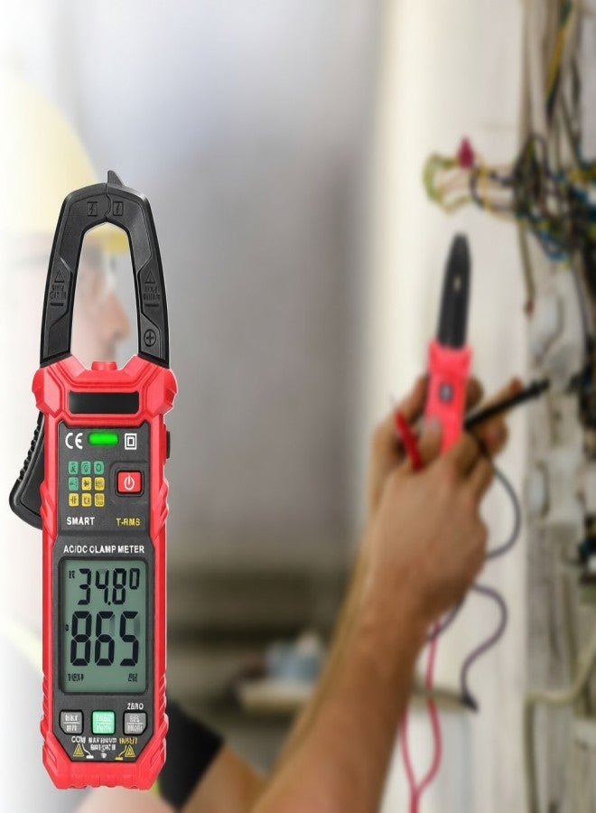 MAYILON Digital Clamp Multimeter Multifunction 600V Voltmeter Tester Amp Volt Meter Auto-ranging NCV True RMS 6000 Counts 60A Current Resistance Capacitance Temperature Diodes Continuity Measurement - Image 5