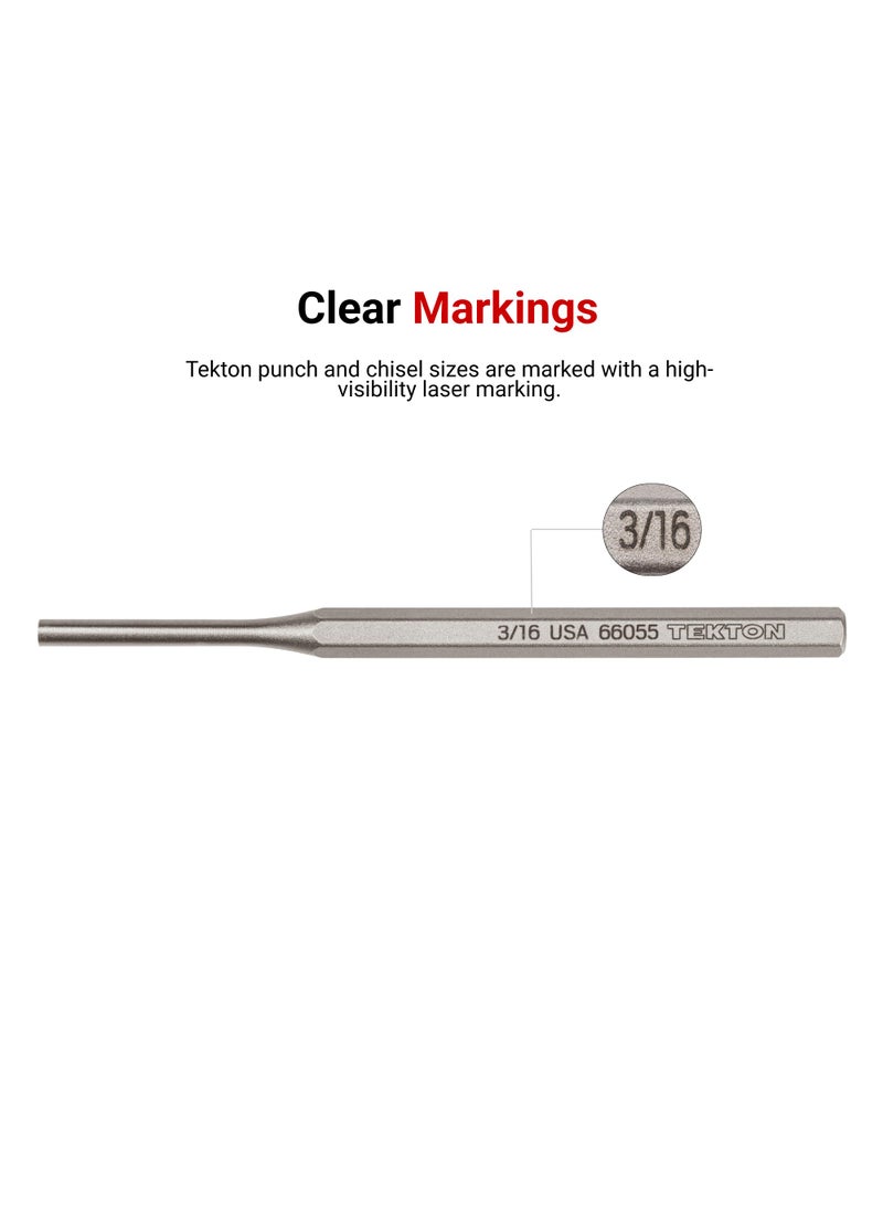 Tekton TEKTON 1/16 Inch Pin Punch | 66051 | Made in USA  - Image 5