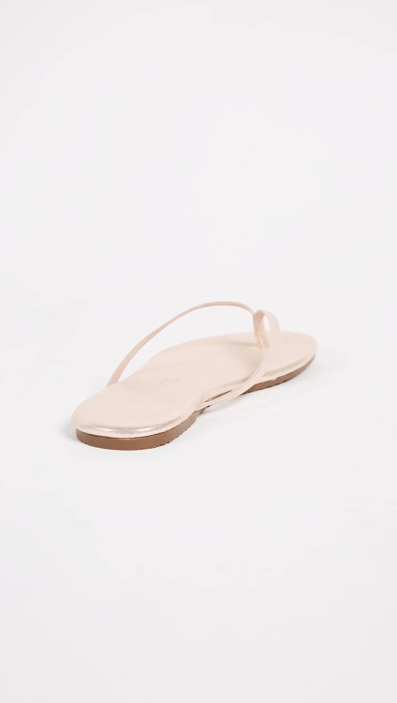 TKEES Women's Glitters Flip Flops, Pink Pearl, 7 Medium US - Image 3