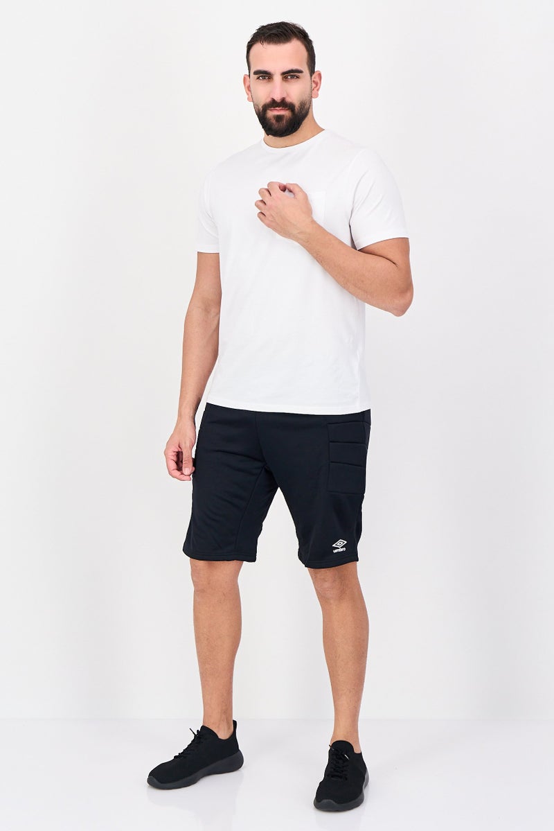 umbro Men Sportswear Fit Padded Football Goalkeeper Shorts, Black - Image 4