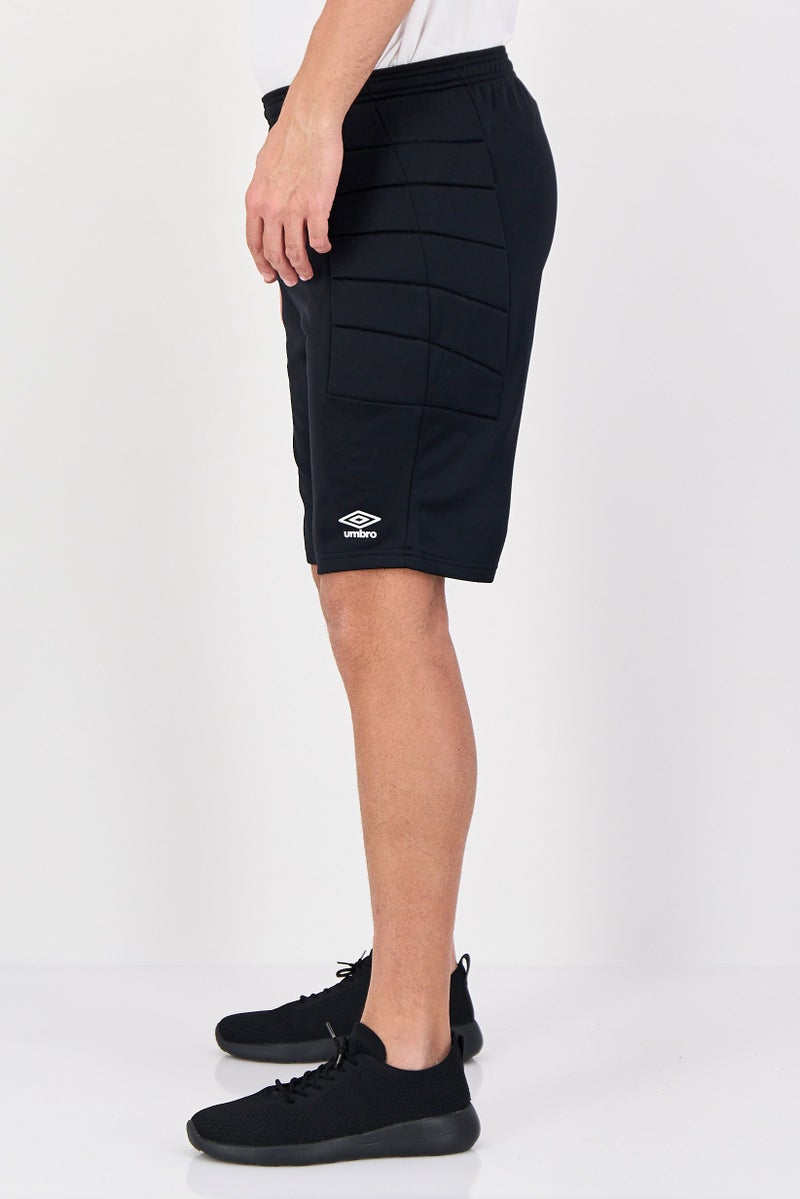 umbro Men Sportswear Fit Padded Football Goalkeeper Shorts, Black - Image 2