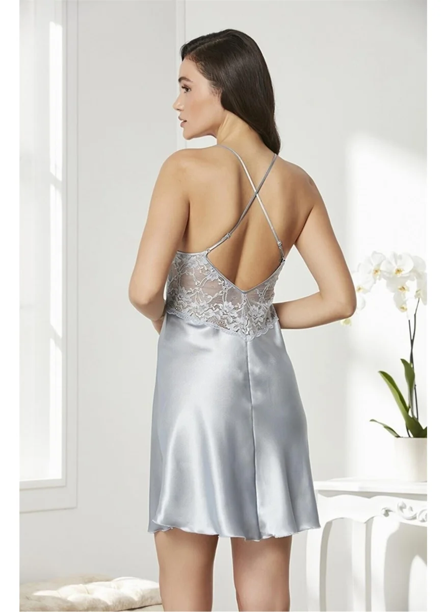 بيير كاردان 7005 Dowry Lace Satin Set of 4 -Mist
