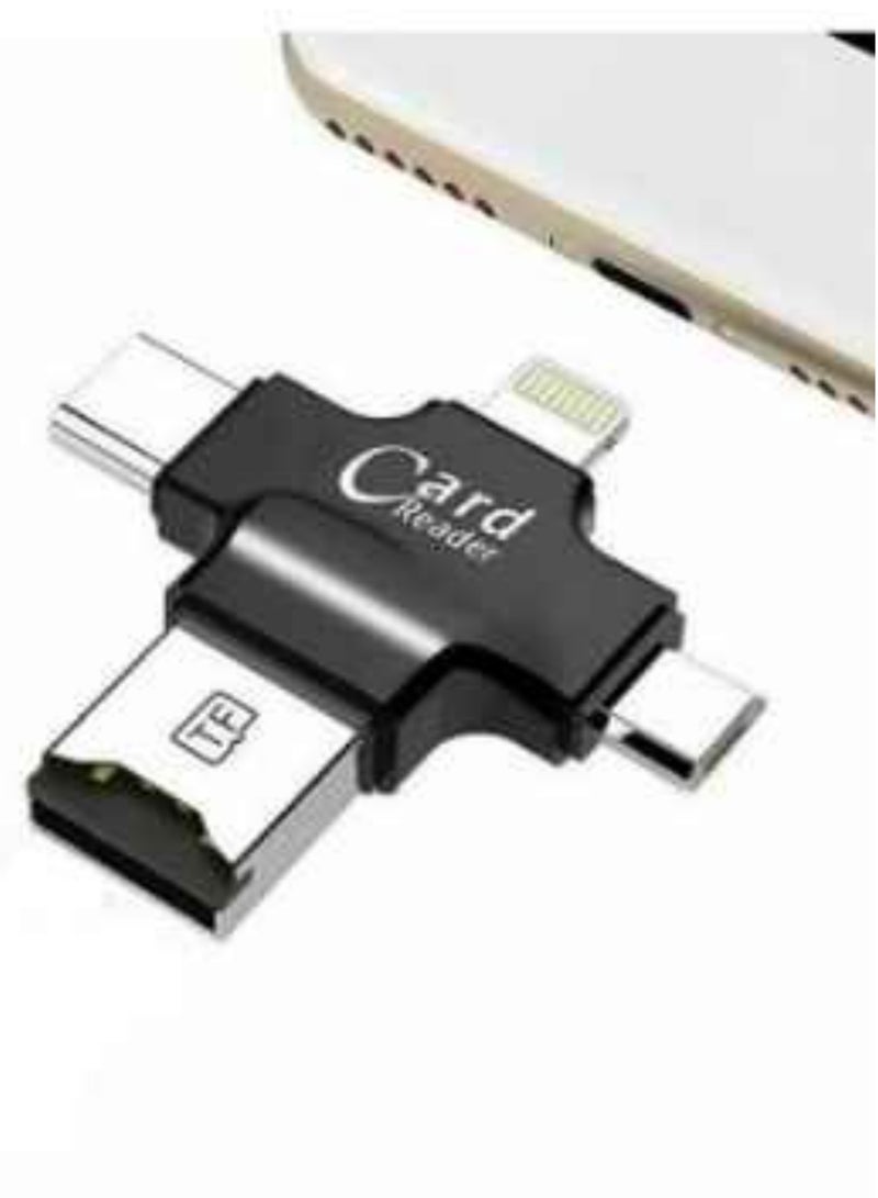 ELTRAZONE 4 In 1 Card Reader Type C Micro USB Adapter - Image 2