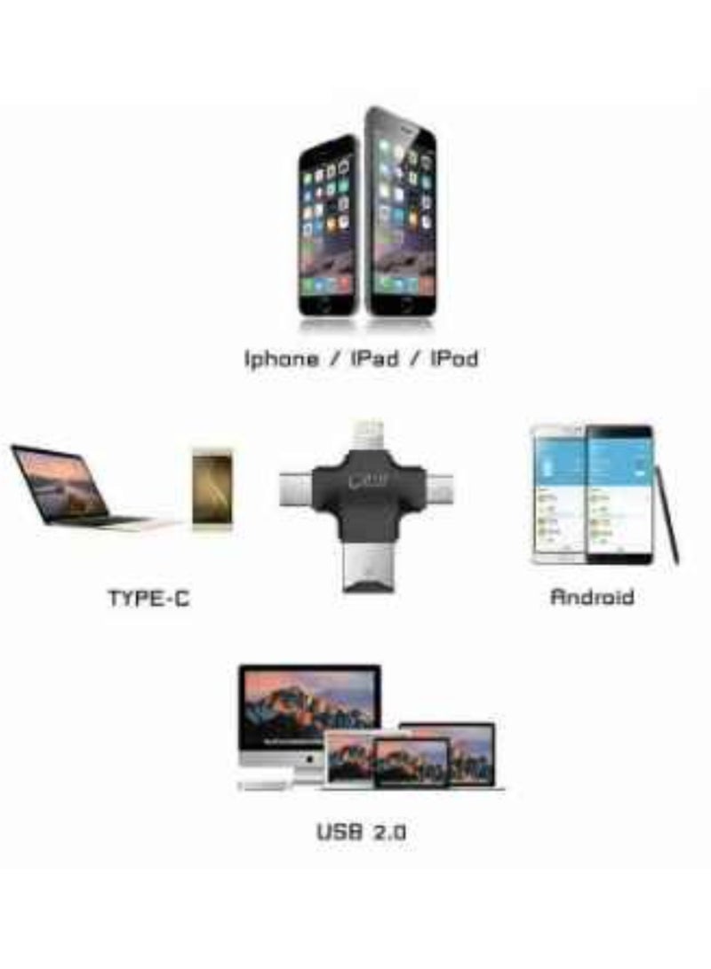 ELTRAZONE 4 In 1 Card Reader Type C Micro USB Adapter - Image 4