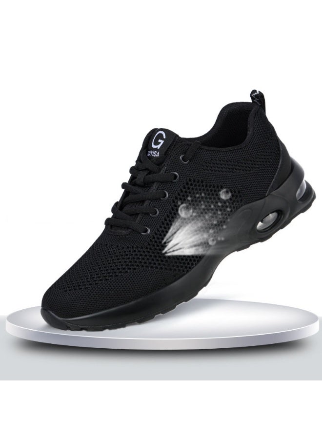 NIBEMINENT Men Safety Shoes Anti Smashing Steel Toe Work Shoes Men Safety Work Boots Male Casaul Sneakers Chaussures Hombre - Image 1