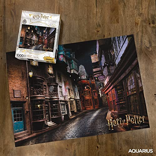 Aquarius Harry Potter Puzzle Diagon Alley (1000 Piece Jigsaw Puzzle) - Officially Licensed Harry Potter Merchandise & Collectibles - Glare Free - Precision Fit - 20x28in - Image 3