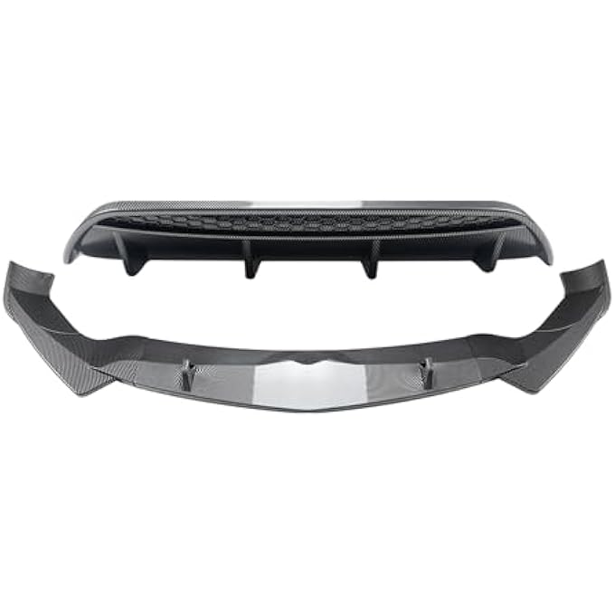 AUSMILA Front Bumper Spoiler Lip Splitter Body Kit For Alfa Romeo Stelvio 2017-2025 - Image 2