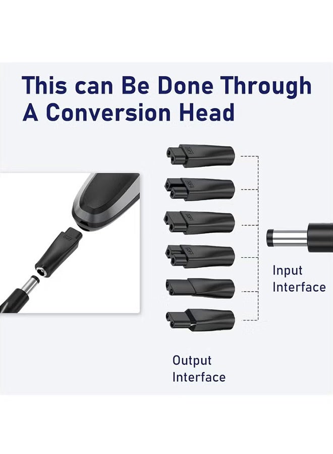 Happy D 7 Pack 5V USB Power Cords for Electric Hair Clippers, Beard Trimmers, Shavers, Beauty Tools, Lamps. - Image 2