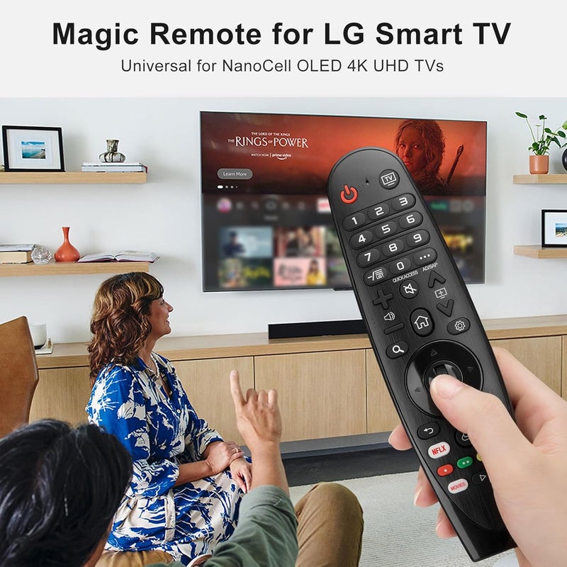 LOUTOC BURAQ LG MR20GA Replacement Remote for LG TV Magic Remote - Universal for MR20 MR19 MR18 Compatible with OLED NanoCell HDTV UHD Smart TVs - Image 2
