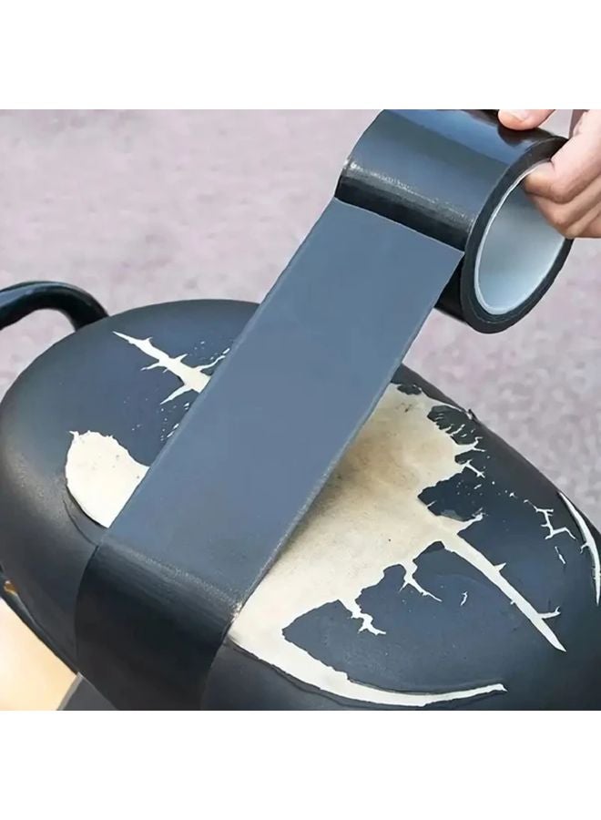 Grey Waterproof Self Adhesive Repair Tape for Car Motorcycle Sofa Leather Seat Packaging Seal - Image 2