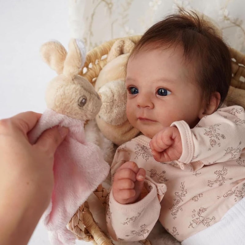 OYESY Realistic Reborn Baby Dolls Girl 18 Inch Baby Soft Body Lifelike-Newborn Baby Dolls Girl Looks Like a Real Baby Kids Gift Set for Kids Age 3+ - Image 2